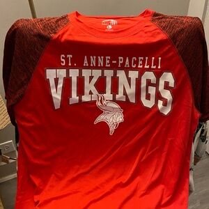 Red Vikings Short Sleeve Tee